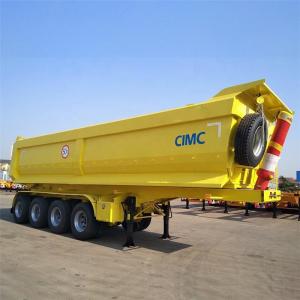 Quality Mechanical Suspension 40T 12R22.5 Tire Tipper Semi Trailer wholesale