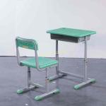 Height Hollow Polythylene Adjustable Student Desk And Chair Set Size 600*400mm
