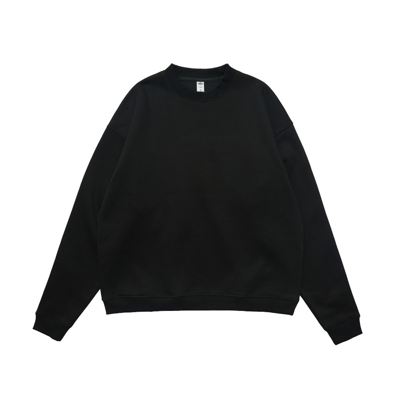 Thick Drop Shoulder Plain Blank Custom Hoodies for Men's Oversize in 100% Cotton Fabric