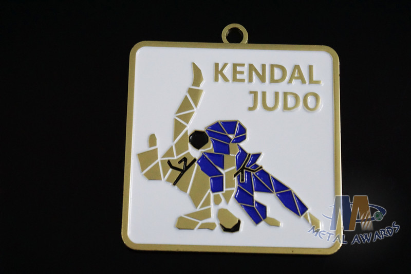 Judo Logo Custom Sports Taekwondo Medals With Gold Silver Copper Plating 60mm Size