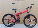 20 Inch Fold Up Bicycles For Adults Steel Frame Inner Painting Length 1.33m