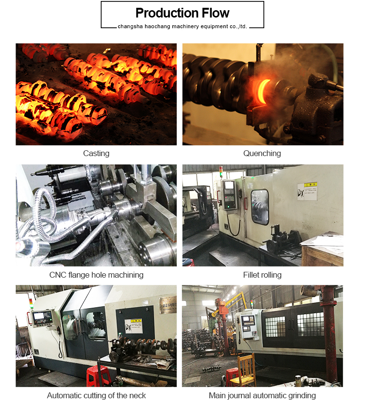 High Quality Engine crankshaft OM906 diesel engine forged steel truck diesel crankshaft