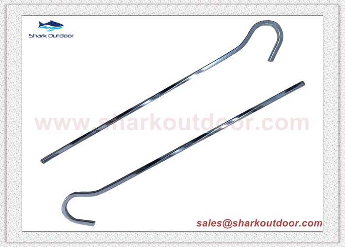 steel twist tent peg stake