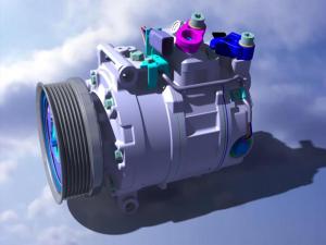 Quality 115mm Clutch Denso Air Conditioning Compressors For Automotive wholesale