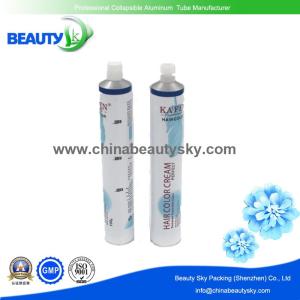 Quality 1C--6C printed Collapsible Aluminium Tube for pharmaceutical ointment with M7 M9 M11 screw wholesale