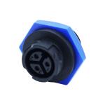 M16 Panel Mount Waterproof Connector Ip67 Self Locking Male