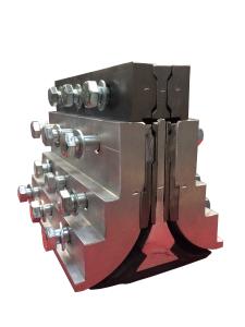 Quality Steel Cord Bucket Elevator Conveyor Belt Aluminum Alloy Clamp B850mm Multiple-Use Belt Fastener wholesale