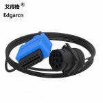 Blue / Green Custom Wiring Harness For Trucks , Ip68 9 Pin Deutsch Cable