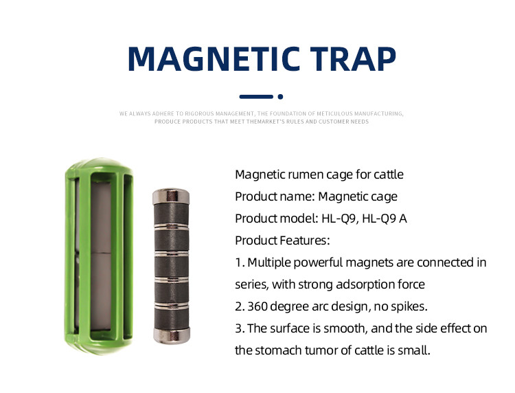 Prevention of Pericarditis Square Black Cow Magnet Rumen Magnet Ultimate Rumen Health Booster
