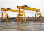 Outdoor A5 Double Beam Trolley Rail Gantry Crane 380V 50Hz 3Ph