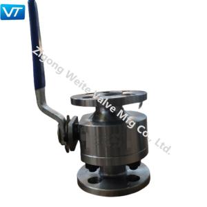 Quality 1-1/2 Inch Lever Operated Ball Valve API 607 Fireproof Anti Static wholesale
