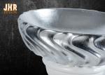 Silver Leaf Fiberglass Flower Bowls Pedestal Plant Stand Wedding Decor