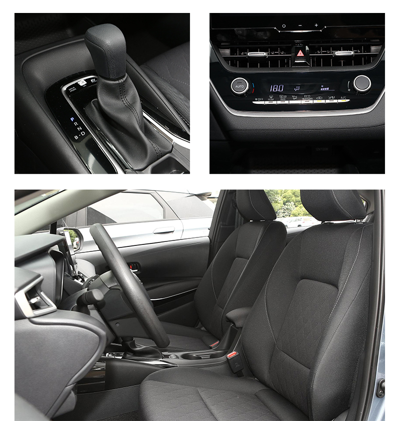 2024 To-yota Coro-lla Hybrid 1.8L Engine Auto Gear Box Right Steering Car Fabric Seats Car Entertainment System R16 Tires