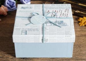 Quality Durable DIY Custom Printed Gift Boxes Recycled Coated Paper Materials wholesale
