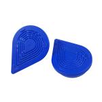 Blue Electronic Plastic Parts Injection Housing Enclosure RoSH SGS Standard