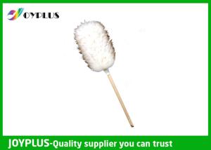 Quality Lovely Dust Stick Duster Lambswool Floor Duster With Straight Wooden Handle wholesale