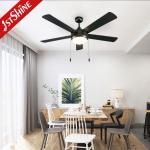 110V 220V AC No Sound Ceiling Fan Modern Design Plywood Blades