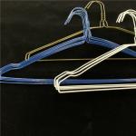 Disposable 14.5 Gauge Wire Suit Hanger For Laundry Store Heavier Clothing