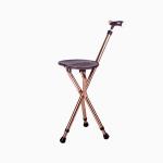 Medical Handicapped Portable Walking Stick Seat 3 Legs Home Nursing