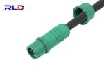 Waterproof Power Cable Connectors 4 Pin Male And Female Waterproof Connector