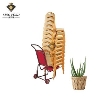 Quality 9kgs Restaurant Banqueting Chair Trolley For Stacking Chairs wholesale