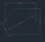ROHS 300mm P3.2 Hexagon Led Display Screen Full Colour