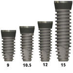 BioHorizons® Dental Implant Internal Premill Blank Abutment 10mm 3.0mm/ NP 3.5mm/ RP 4.5mm/ WP 5.7mm Custom Abutment