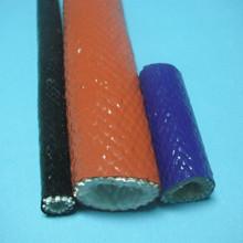 Quality Brake Lines Braided Silicone Rubber Fiberglass Sleeving With Silicone Resin wholesale
