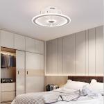 Modern Bedroom Led Smart Ceiling Fan Light Creative Study Diningroom ceiling