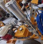 Airless Cold Paint Spraying Road Striping Asphalt Line Painting Equipment Double
