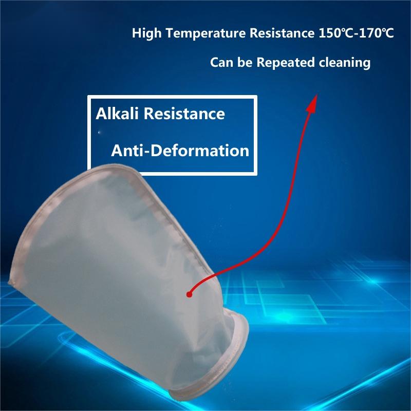 500L/Hour Productivity Nylon Filter Bags with 1 kg Weight and 105MM*230MM Size