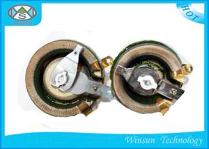 China Round Dish Adjustable Power Resistor 25W - 500W , BC1 Tape Wire Wound Ceramic Resistor on sale