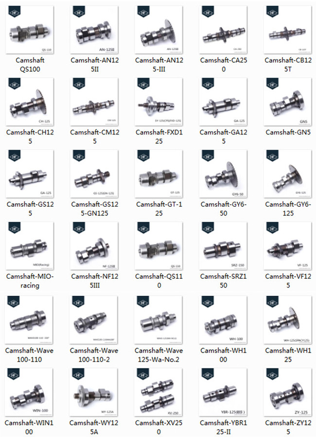 110 Cub Motor Factory Motorcycle Parts High Performance Camshaft For HONDA Wave Iron Long Lifespan