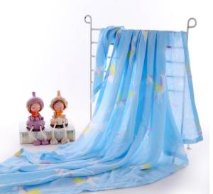 Quality Natural Muslin Double Gauze Fabric 110GSM Infant Receiving Blankets wholesale