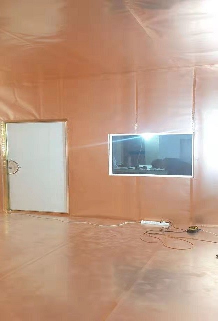 Manual Single Door Leaf Mri Room Door Rf Shielded Lock And Keys