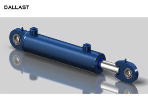 Quality 10 Inch Industrial Double Acting Hydraulic Ram Piston Cylinder For Engineering wholesale