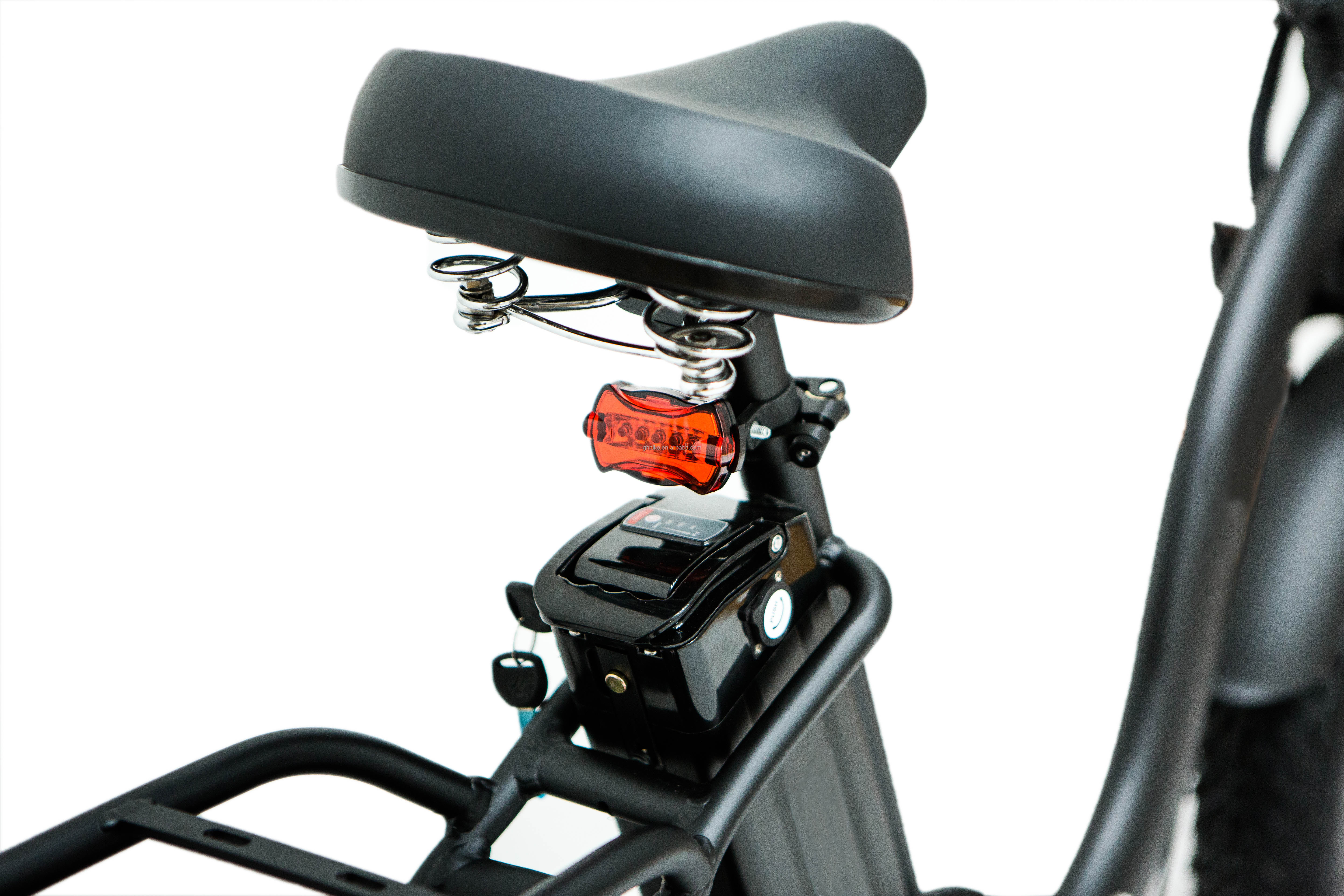 1000W Motor 48V 14AH Step Through Electric Lady Women Folding Fat Snow Tire Bike 20 Inch