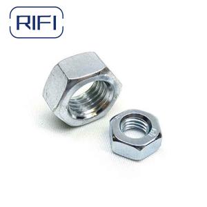 Quality DIN934 ANSI Metal Hardware Fasteners Galvanized Zinc Plated Hex Nut wholesale