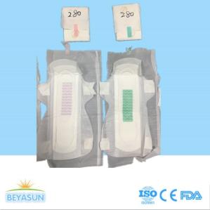 Quality Ladies Organic Cotton Anion Sanitary Napkin 280mm wholesale