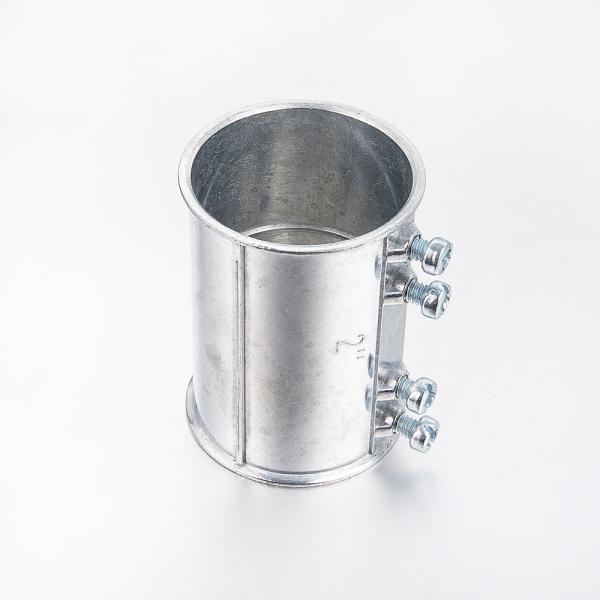 Screwed 2 Inch EMT Coupling , Electrical Galvanised Conduit Fittings 1/2"-4"