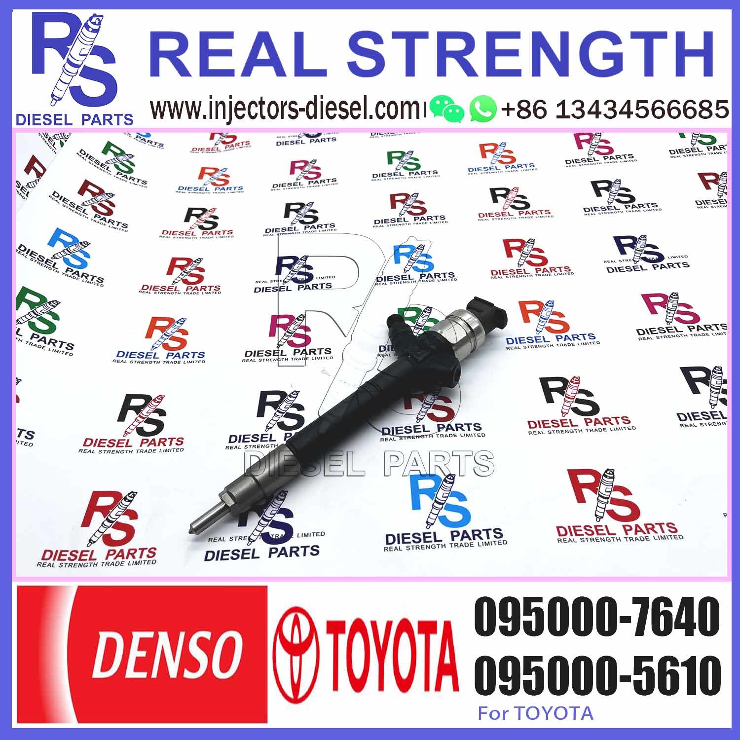 New Genuine Diesel Fuel Injector 23670-0R170 23670-0R120 23670-0R070 23670-0R020 23670-09140 0950007640 095000-7640