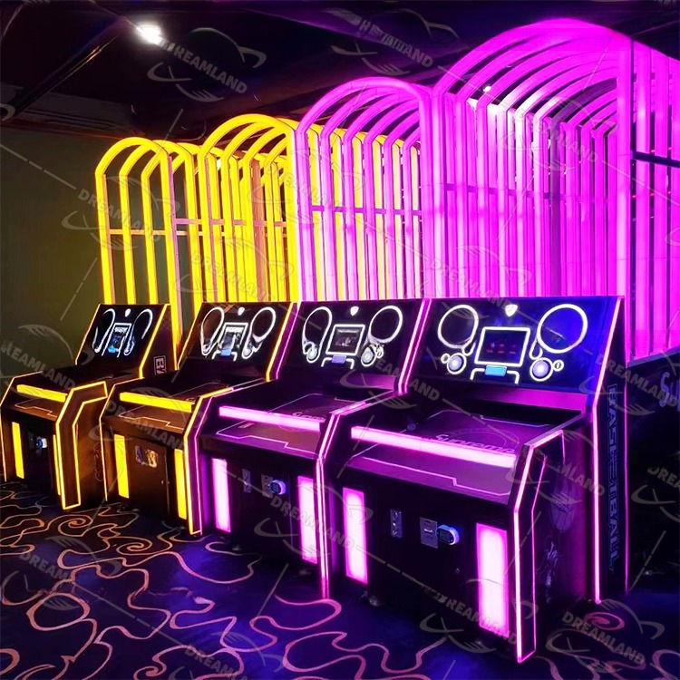 Dreamland Amusement Center Electronic Slam King Basketball Games Street Basketball Arcade Game Machine
