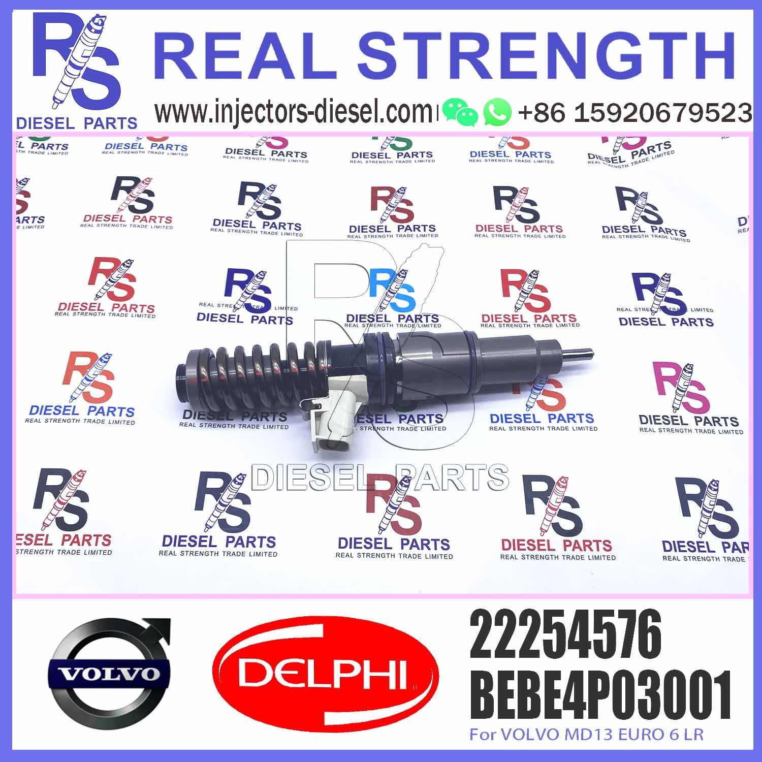 22254576 BEBE4P03001/BEBE4P02001 Diesel Fuel Injector For V-O-L-V injector MD13 BORE 85002179