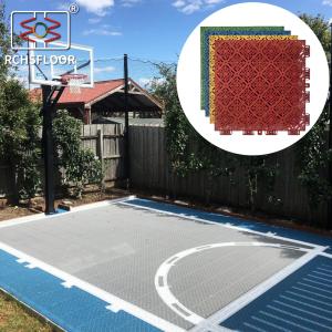 Quality Customized Pattern Tennis Court Tiles PP Interlocking Flooring wholesale