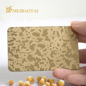 Quality PVD Etched Stainless Steel Sheet , AISI Stainless Steel 304 Mirror Finish wholesale