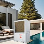 DC Inverter Commercial Swimming Pool Heat Pump Wotech 80Kw R32