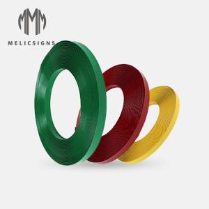 Quality Waterproof Arrow 1&quot; Green Color 35m Length LED Plastic Trim Cap wholesale