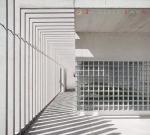 Architectural Cloudy Solid 50mm 8x8x4 Clear Glass Wall Brick