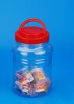 Food Grade Round Plastic Food Containers Large Capacity PET Material