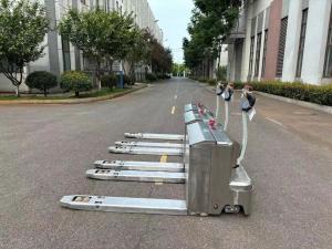 Quality Electric Manual Pallet Jack Stacker Pallet Mover Stainless Steel SUS 304 2000 KGS wholesale